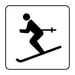 Ski Ground SVG Icon